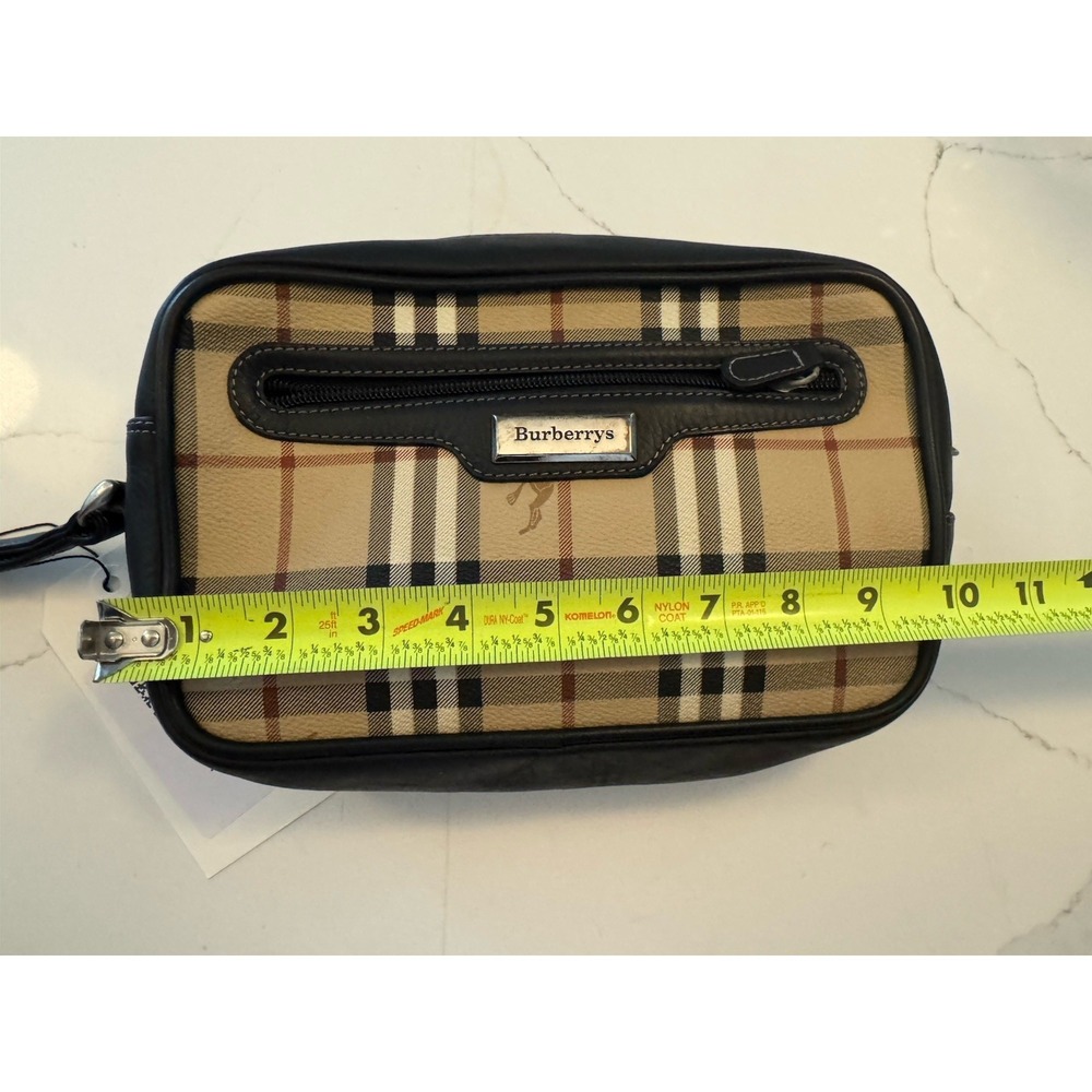 Burberrys Vintage Nova Check Plaid Wristlet Bag - New w/ Dust Bag And COA - Picture 4 of 5